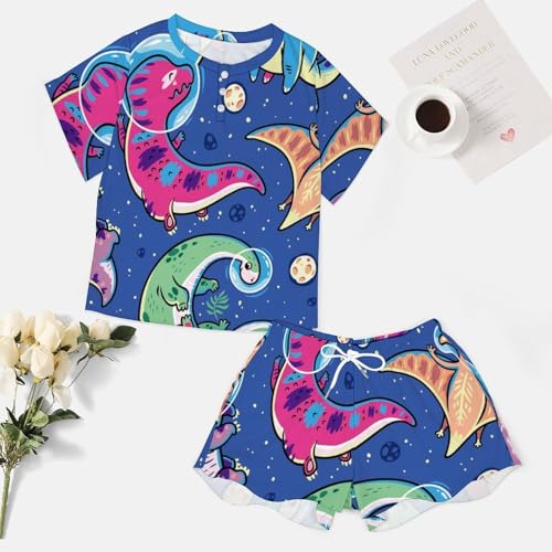 Pyjama pour femme original dinosaure spatial le cadeau de nuit idéal - 7
