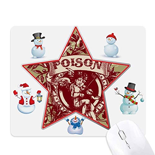 Tapis de souris musique et bonhomme de neige pour la sécurité