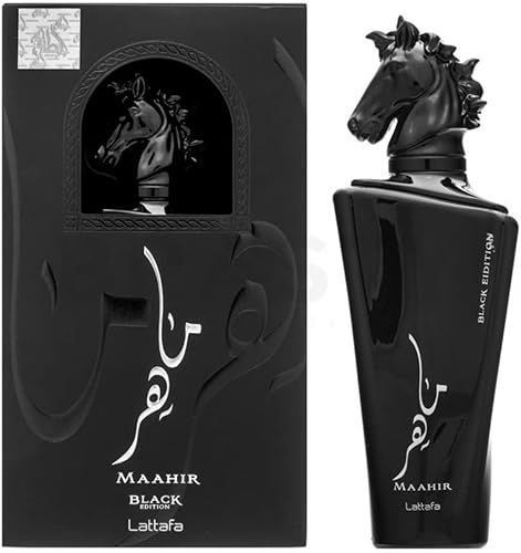 Lattafa Maahir Black bottle