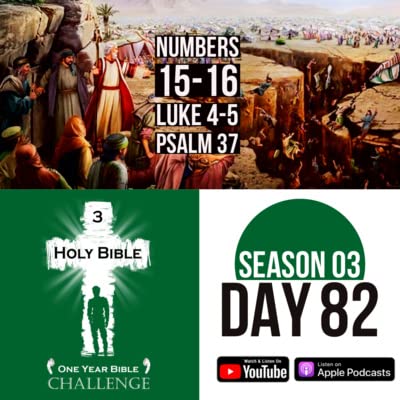 Day 82: Moses vs 250 opposition leaders | Jesus heals, casts out demons, and finds new followers