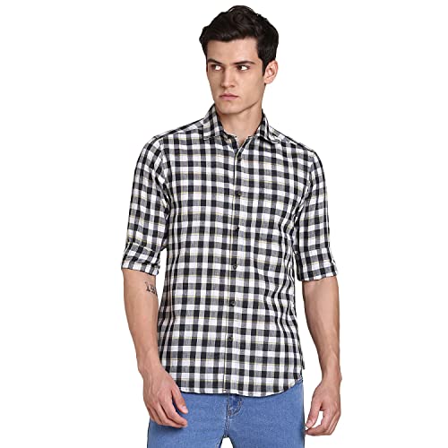 Image of Dennis Lingo Men's Black Casual Shirt