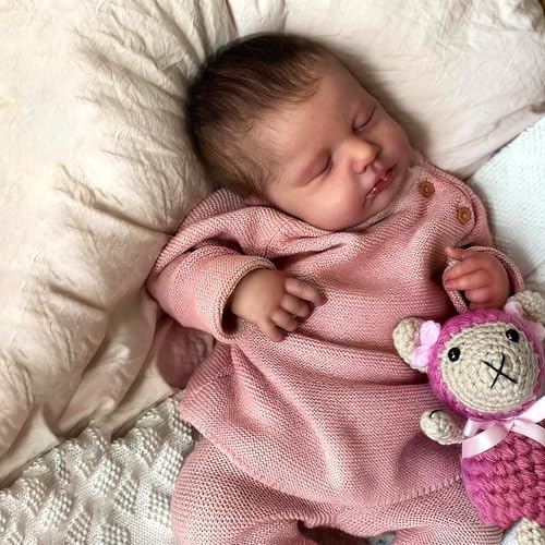Zero Pam Reborn Baby Dolls Silicone Full Body-20 in Realistic Baby Doll, Full Silicone Babys Doll, Anatomically Correct Real Life Reborn Dolls with Accessories (Modern)