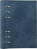 Filofax B143002 Refillable Architexture Clipbook, Personnal Size, Denim