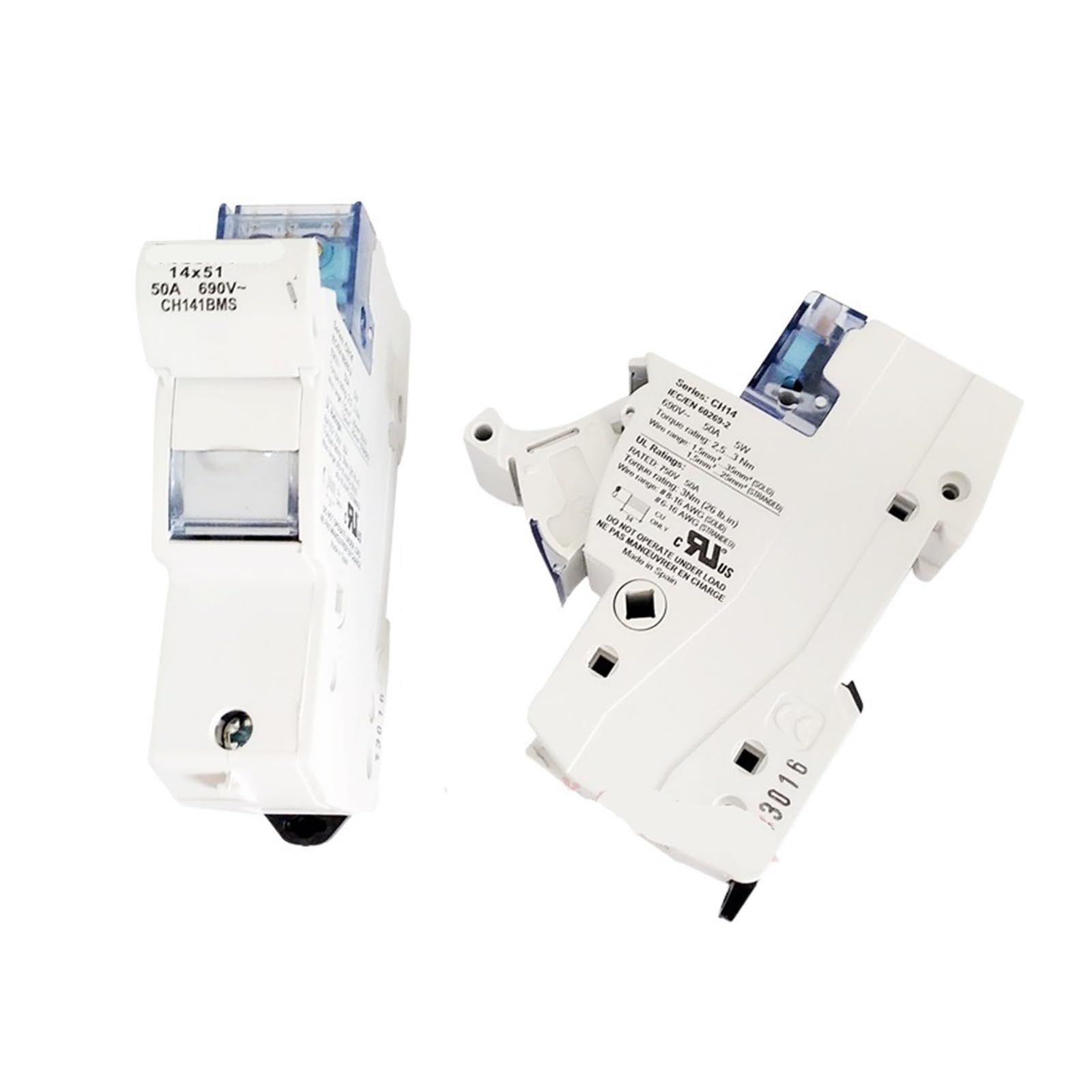 NOBIRTBSA Fuse Base CH141B-PV 1500V/32A MFH CH141BMS 690V/50A(Ch141b-pv 1500v)