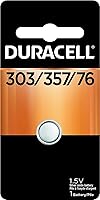 Vista 1 de Duracell Batería de óxido de plata 1,5 voltios 303/357/76, 1 cada