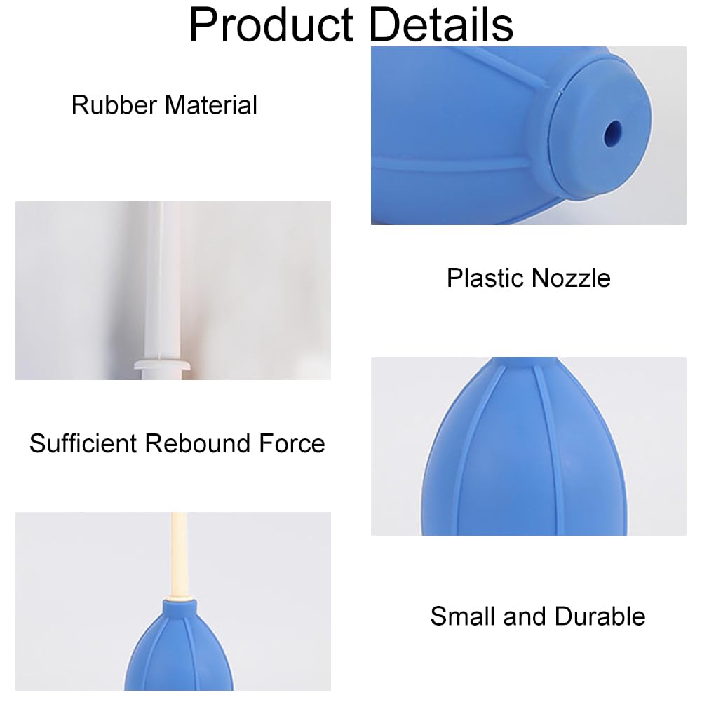 Set 6 Pompette Soffiatore Polvere - Per Pulire Fotocamere, Tastiere E Oggetti Delicati - Foto 4