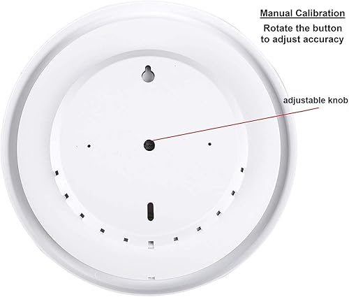 Miniatura 4 de Termómetro higrómetro para interiores y exteriores, termómetro de pared colgante impermeable, termómetro decorativo para exteriores, grandes