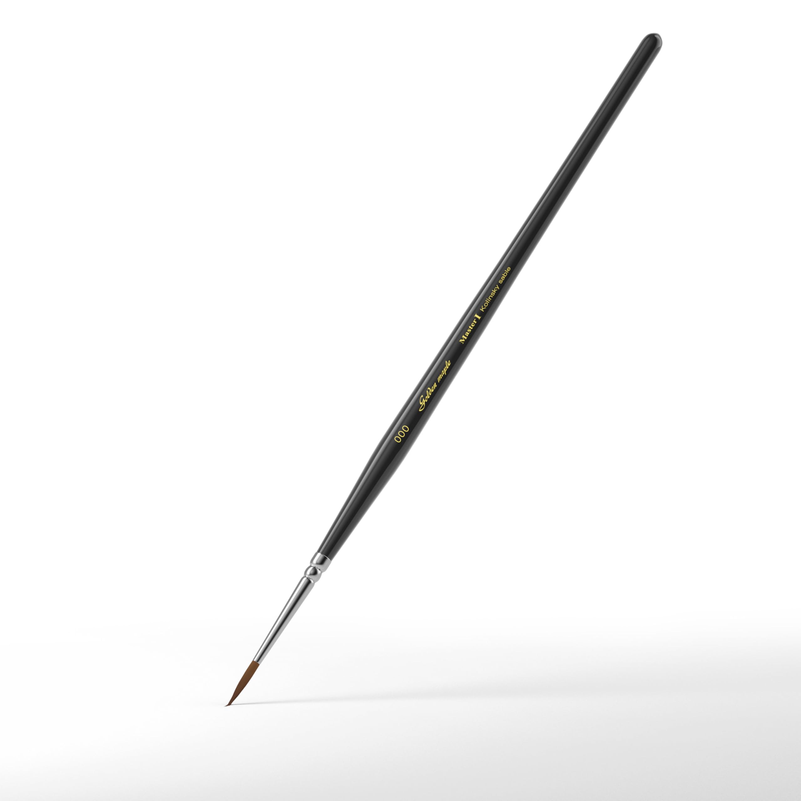 Kolinsky Sable Miniature Paint Brushes - Professional Artist Brush Size 000, Small Fine Detail Paint Brush Set for Mini Paints, Paint by Number, Figurine