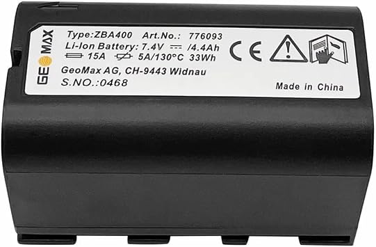 New Geomax ZBA400 Battery for Geomax ZT20 ZT80 Series Total Station Surveying