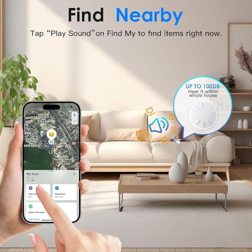 Image of Tracker Tags-3 Pack, Item Tracker with Waterproof Case for Your Keys, Wallet etc, Luggage Trackers Works with Find My APP (iOS Only)