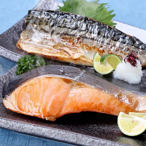 （21:30時点） 【甲羅組】訳あり 【 無塩 骨取り トロさば フィーレ 】＆【 無塩 厚切り 銀鮭 切り身 】セット 合計2kg（各1kg）※大小バラツキあり サケ シャケ ギンザケ とろさば とろサバ 鯖 切身 詰め合わせ