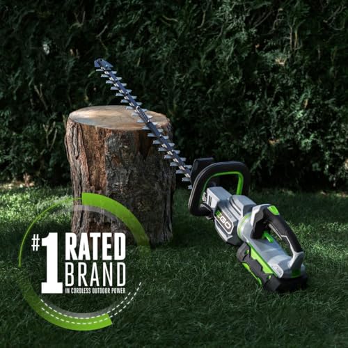 Image of EGO Power+ Hedge Trimmer Cordless, Electric Hedge Trimmer 26 inch, Includes 56V 2.5Ah Battery and Charger - HT2601