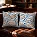 awdschkj Pastel Blue Coastal Oyster Beach Pillow Covers 18x18, Preppy Beach Room Decor, Preppy Blue Coastal Nautical Beachy Decorative Throw Pillow Covers for Home Room Dorm Apartment, Set of 2