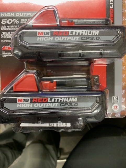 (2) Genuine 18V MKE 48-11-1835 3.0 AH Batteries M18 48-11-1837 High Output- Sealed Retail Clam Shell 2pk