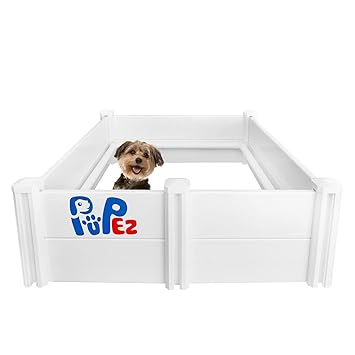 Whelping Box for Dog Puppy BreedingBONUS Puppy Rails Included | for Small Dogs Puppies | 48