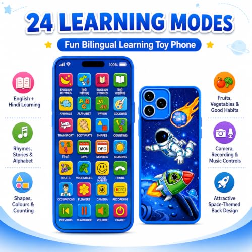 LYNREX Kids Phone with 24 Learning Modes - Image 3
