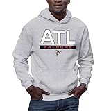 Hybrid Sports NFL - Atlanta Falcons - City Block - Sudadera con capucha para hombre y mujer - Talla L