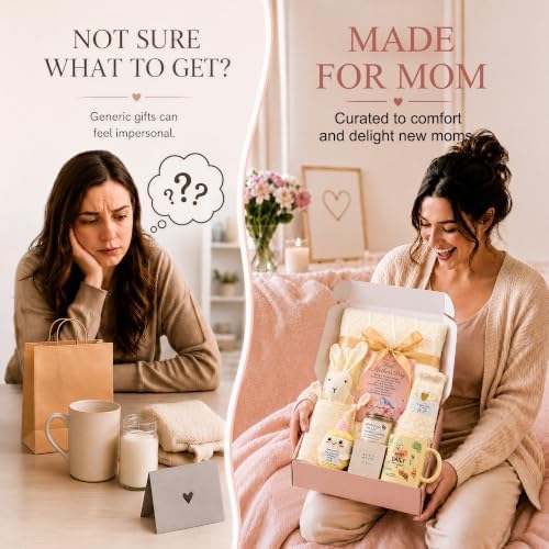 New Mom Gifts for Women - 9Pcs Care Package for Expecting Moms Self Care — 사진 6