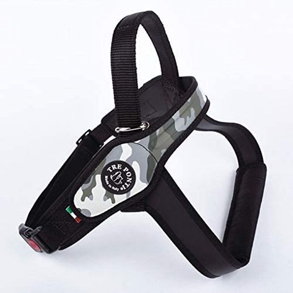Tre PontiChest Harness for Large Dogs - Camouflage Back - Medium