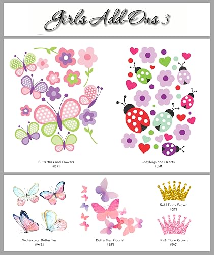 Vinilo Decorativo Princesa Tiara Personalizable para Pared miniatura 6