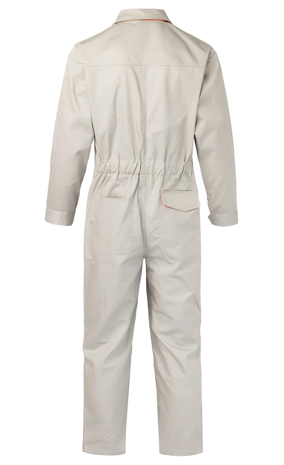 Męski kombinezon roboczy z długim rękawem, z wieloma kieszeniami, mieszanka bawełny, odzież robocza, Khaki, XL