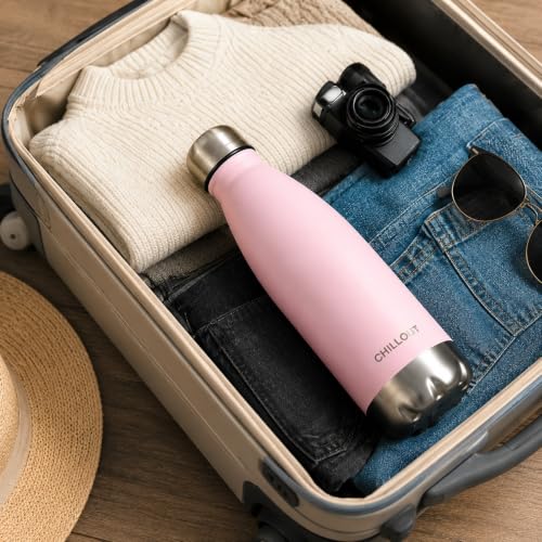 Image of CHILLOUT LIFE 17oz Insulated Stainless Steel Water Bottle, Leak Proof