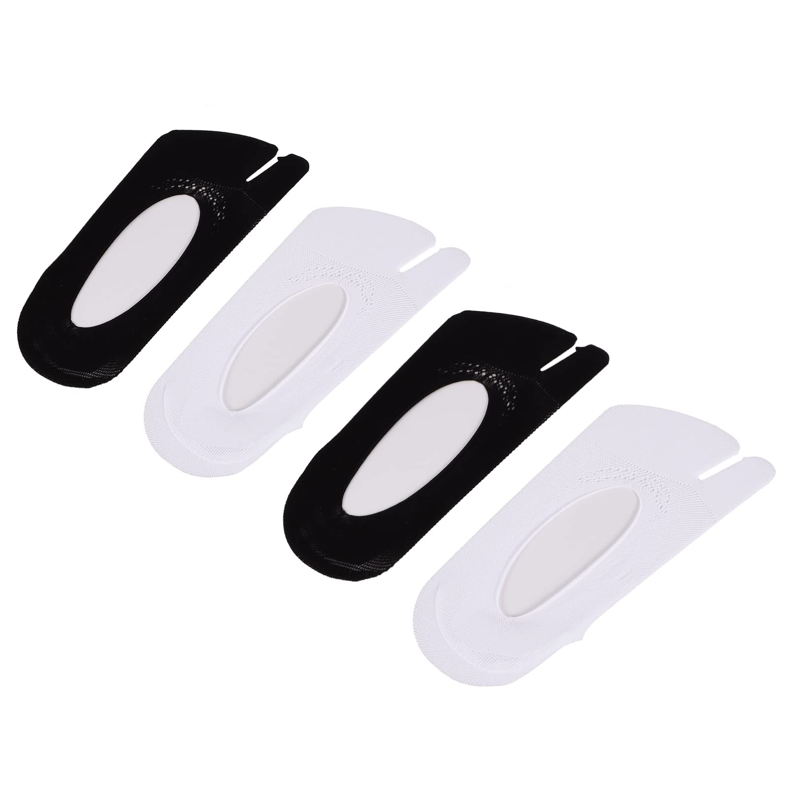 GAROZATION Present for Friends 2 Pairs of Half Socks Lace Forefoot Socks for Women Split Toe Design