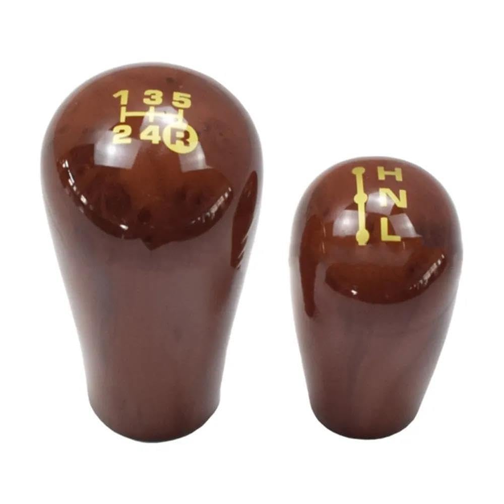 Hyasdbwe One Color 2Pcs Wood Texture Shift Knob For Toyota For Land Cruiser For Prado Lc76 Lc80 Lc100 4500 4700 Interior Decoration Gear Shifter Parts
