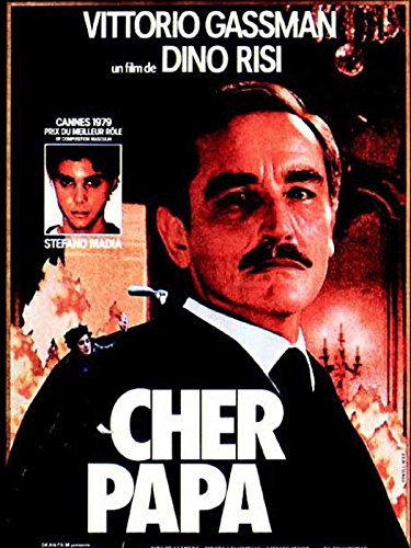 Affiche de cinéma Cher Papa Vittorio Gassman grand format vintage 116X158 cm