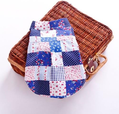 CheePet 2012 Hot sale cute adorable chequered pet dog doggie puppy cost shirt costume dress jumpsuit clothes T-shirt Size:L (Large)-Awesome excellent gift for dogs and dog lovers