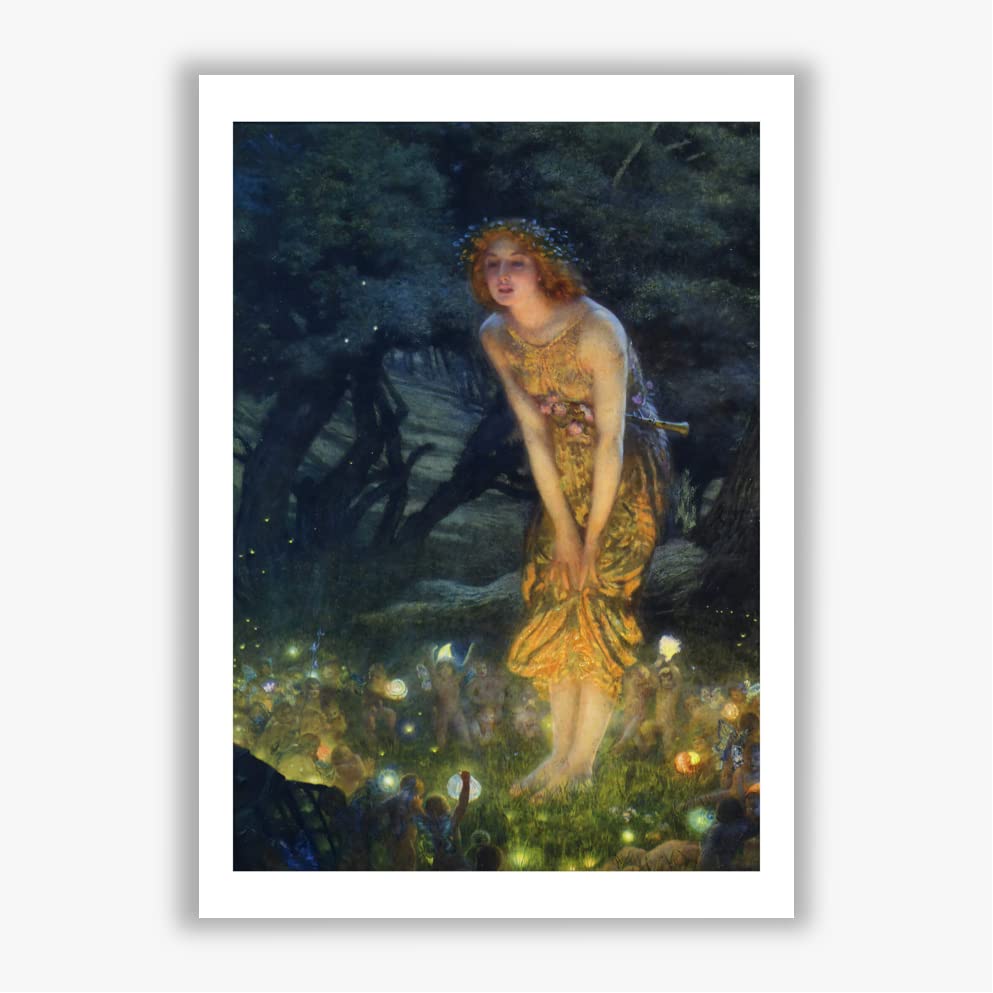 Poster giclée Réveillon d'été de Hughes impression encadrée de qualité supérieure