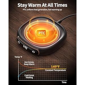 Coffee Mug Warmer, Cup Warmer for Desk with Auto Shut Off, 3 Temp Settings, Mug Warmer for Coffee, Beverage, Milk, Tea, Coffee Warmer Plate in Your Home & Office, Gift (No Cup) Coffee Mug Warmer Cup Warmer for Desk with Auto Shut Off 3 Temp Settings Mug Warmer for Coffee Beverage Milk Tea Coffee Warmer Plate in Your Home Office Gift No Cup