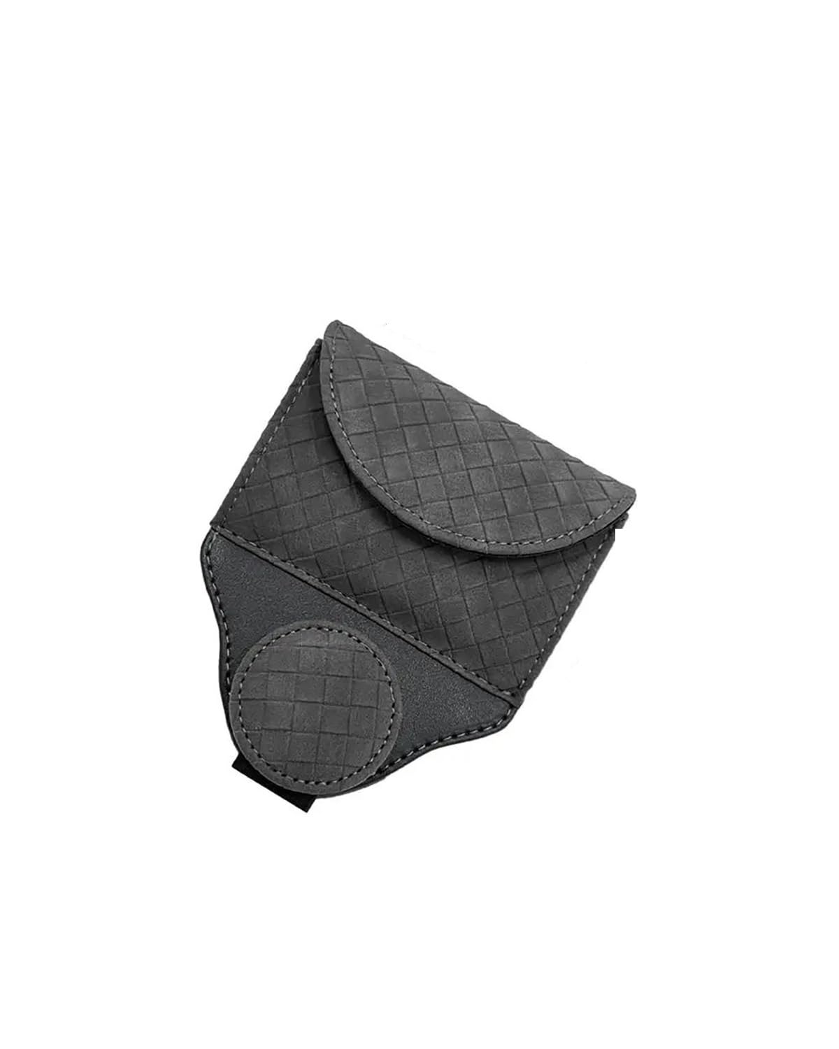 Supporto per Occhiali da Sole, Visiera Parasole per Auto, Supporto per Occhiali da Sole, Clip per Occhiali da Vista per Auto, Universale per Veicoli, (Marrone)