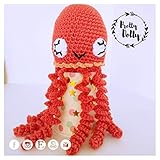  PULPO AMIGURUMI DE GANCHILLO PARA BEBÉ- MUÑECO DE CROCHET PARA RECIÉN NACIDO- REGALO PARA BABYSHOWER- PRETTY DOLLY