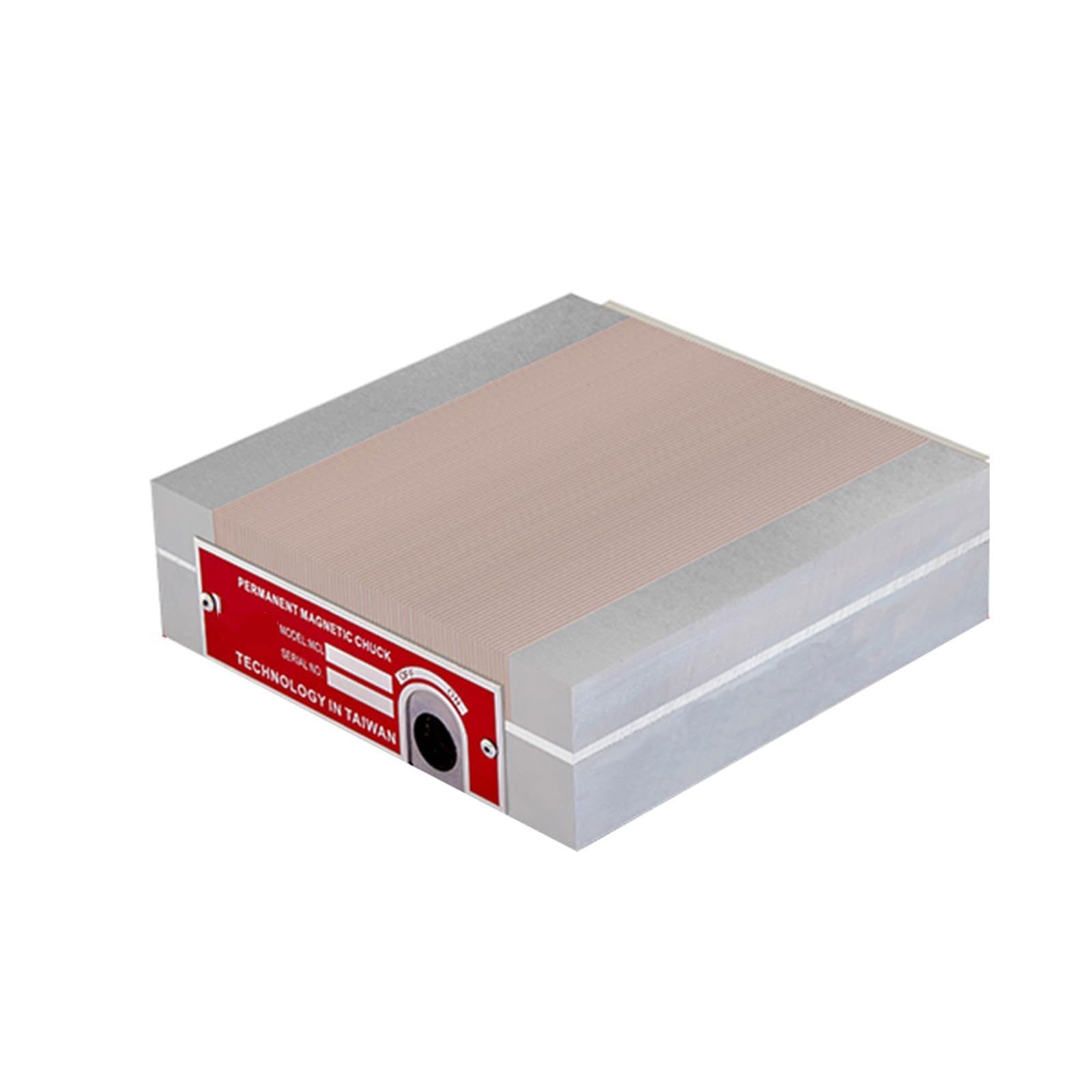 Mandrin magnétique permanent avec ventouse en cuivre rouge, force d'aspiration de 150 N/cm², avec clé, tige magnétique 0,5 ± 1, idéal pour les applications magnétiques (150 x 150 mm)