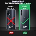 TheGiftKart Crystal Clear Back Cover Case for OnePlus Nord (2020) | Shock Proof 360° Protection | Hard Clear Back Cover Case for OnePlus Nord (2020) (PC & TPU, Transparent Bumper) gallery image