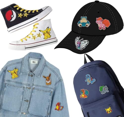 Iron On Patches For Clothing,28 Pieces Embroidered Applique Patches Anime Patches,Sew On Repair Patches Fabric Repair Patches For Kids Adult Clothes Jeans Jackets Hats Shoes Backpacks #TOP4