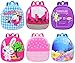 ZITA ELEMENT 6 Stück Fashion Doll Rucksack Mini Schultasche für 14-16 Zoll Babypuppen, 15 Zoll Puppe, amerikanische 18 Zoll Mädchenpuppe und anderes 18 Zoll Puppenzubehör