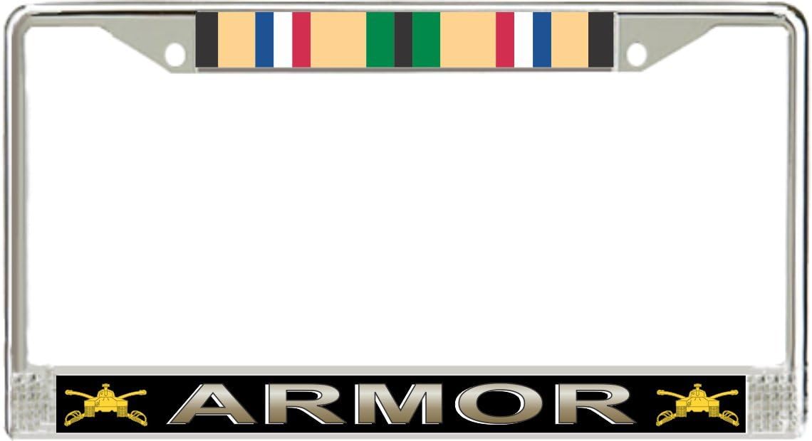 MilitaryBest U.S. Army Armor Gulf War Veteran License Plate Frame