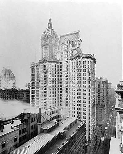 Amazon.com: City Investing Building & Singer Tower, NYC 8x10 Photograph ...