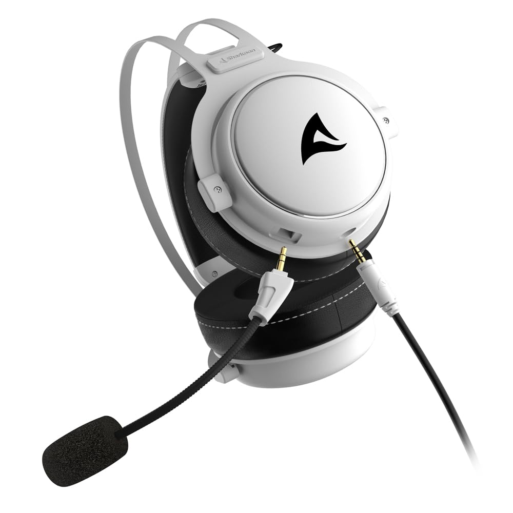 Sharkoon Skiller SGH50 Auricolare Cablato A Padiglione Gaming Nero, Bianco (warehouse linden----Skiller SGH50 [wei)