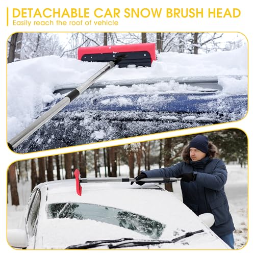 2-in-1 Leaf Brush & Snow Rake
