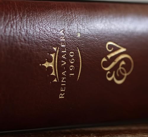 Origen Reina Valera Revisada 1960 Biblia Bilingüe Reina Valera 1960/Esv Tamaño Grande Piel Marrón / Bilingual Bibl E Rvr60/English Standard Large Size Large Print Leather thumb #3