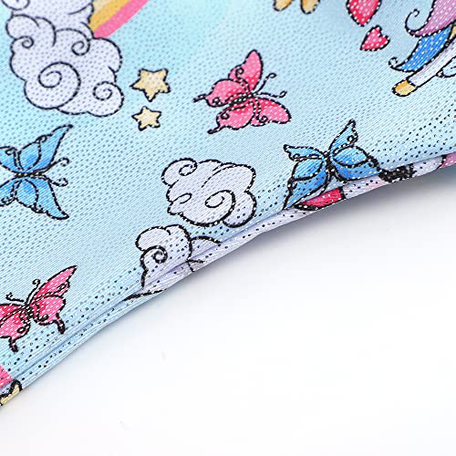 Image of HOZIY Gymnastics Leotards for Girls Unicorn Aurora Rainbow Mermaid Dinosaur Cupcake Sparkle Biketard Toddlers Kids Children