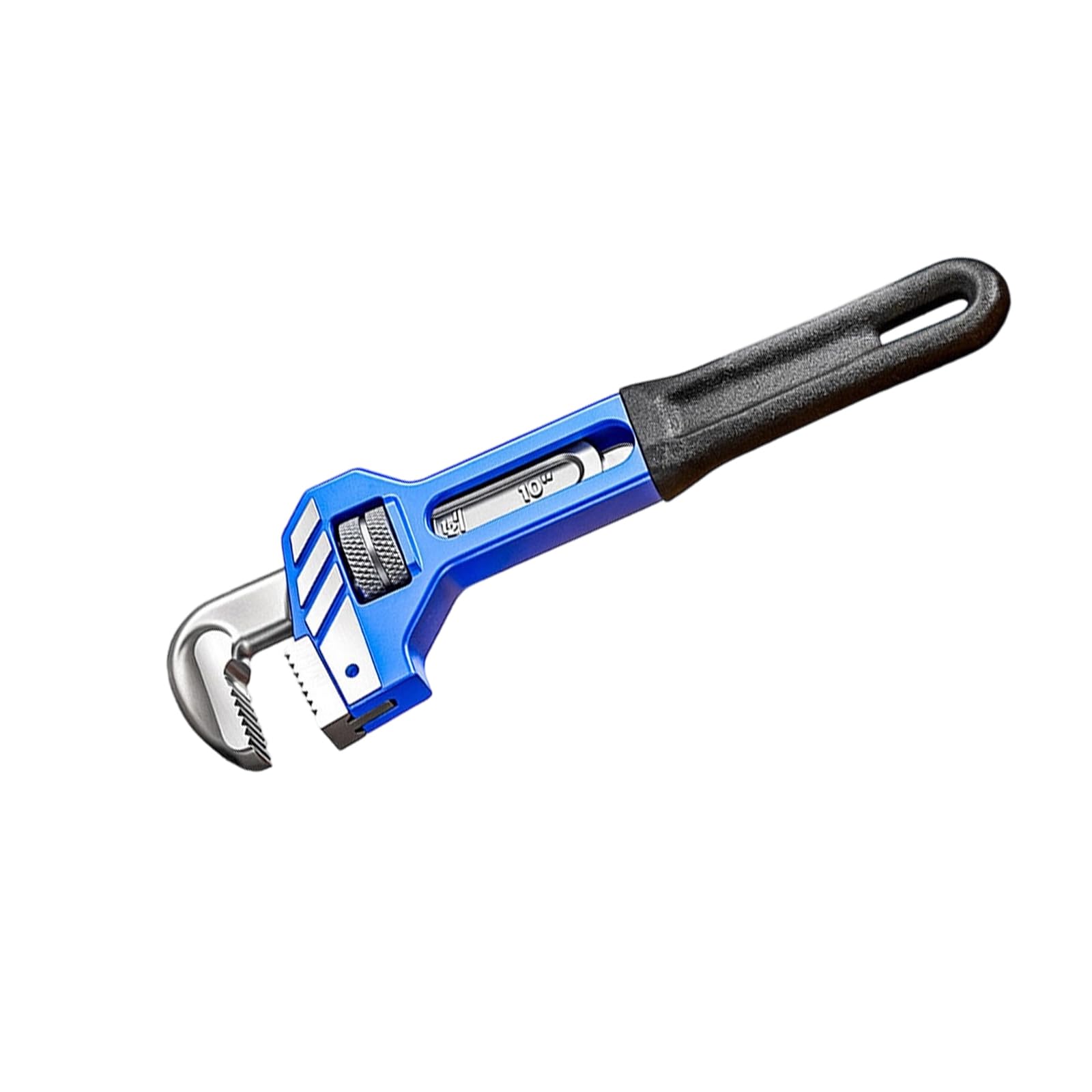 Whoasyst 10 Inches Industrial Pipe Plier 8/10 / 12/14 / 18Inch Multipurpose For Bathroom Tap Plumbing Task Construction Home Repair Pipe Clamp Maintenance Wrench Tool