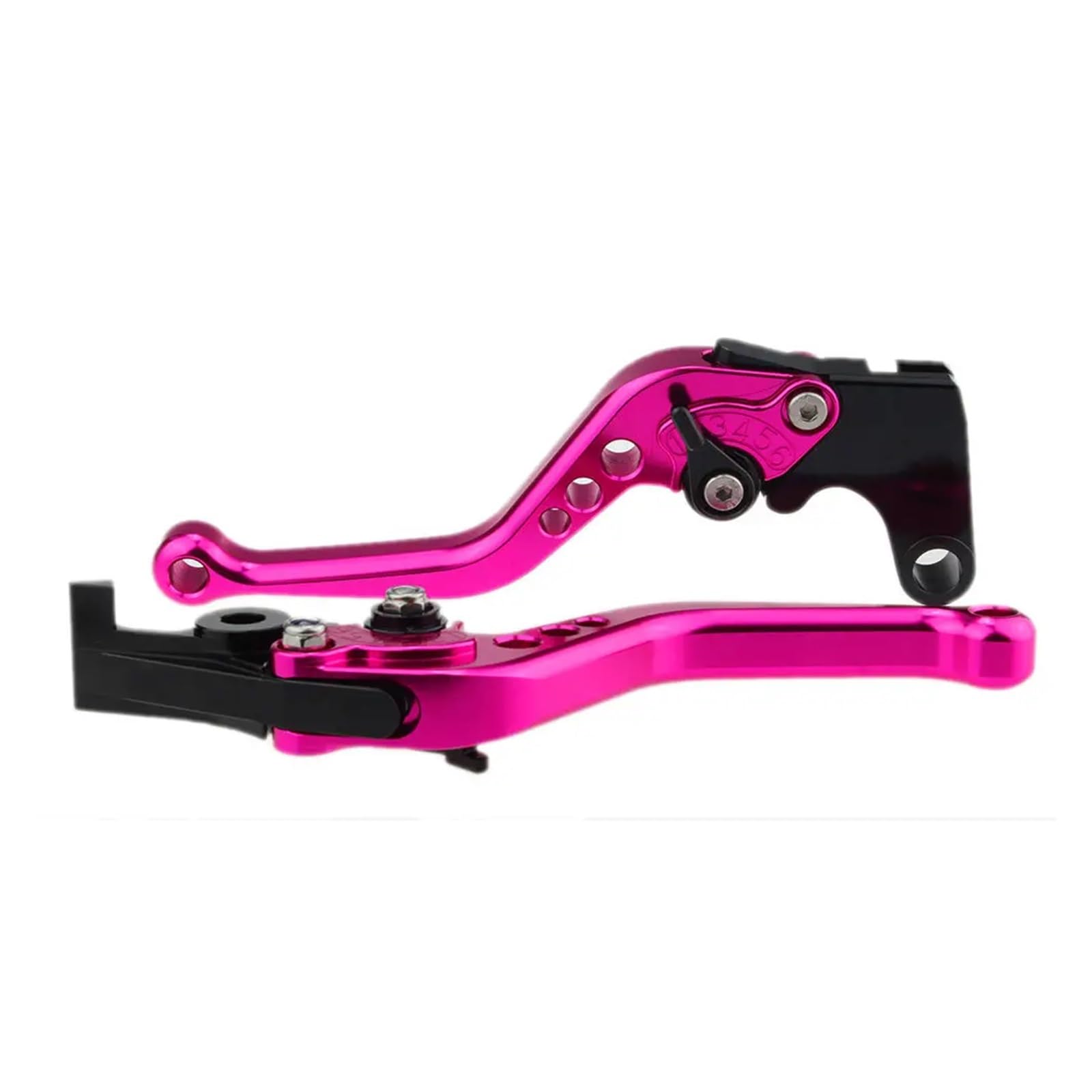 Zhanfangou Short Pink For Suzuki Hayabusa Gsxr1300 Gsx1300r 1999-2007 Clutch Brake Levers