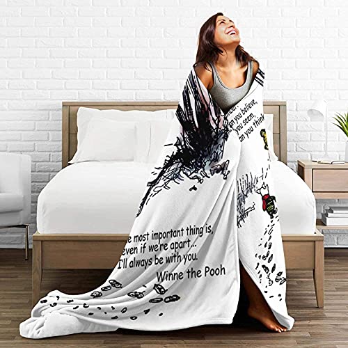 Anime Blanket Flannel Fleece Throw Blankets Best Friend Super Soft Cozy Warm Plush Bedding For Sofa Living Room Bedroom 50"X40" #TOP3