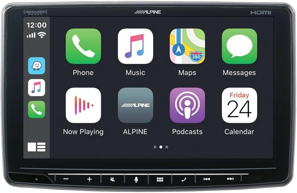 Alpine Halo9 iLX-F409 Digital Multimedia Receiver a 9" Touchscreen That Fits in a DIN Dash Opening