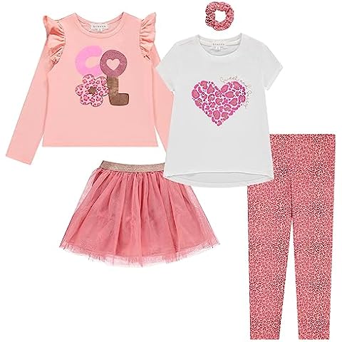 BTween Girls Kids Clothing and Accessory Set- 5pc Mix And Match Sets Cover