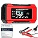6A Autobatterie Ladegerät 12V, Smart Vollautomatisches Ladegerät mit LCD-Display, Reparaturmodus & 8 Schutzfunktionen für Auto, Motorrad, Wohnmobil, Boot (2-100Ah)